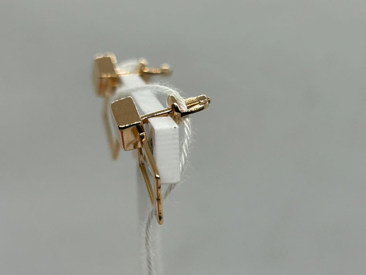 СПУС585 СЕРЬГИ ПУСЕТЫ (Au 585)