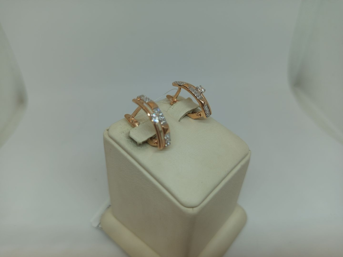 СЕРЬГИ С КАМНЯМИ (Au 585)