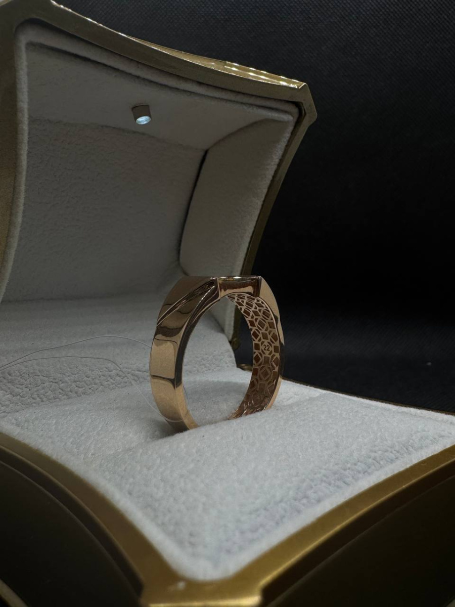 КОЛЬЦО ПЕЧАТКА с камнем (Au 585)