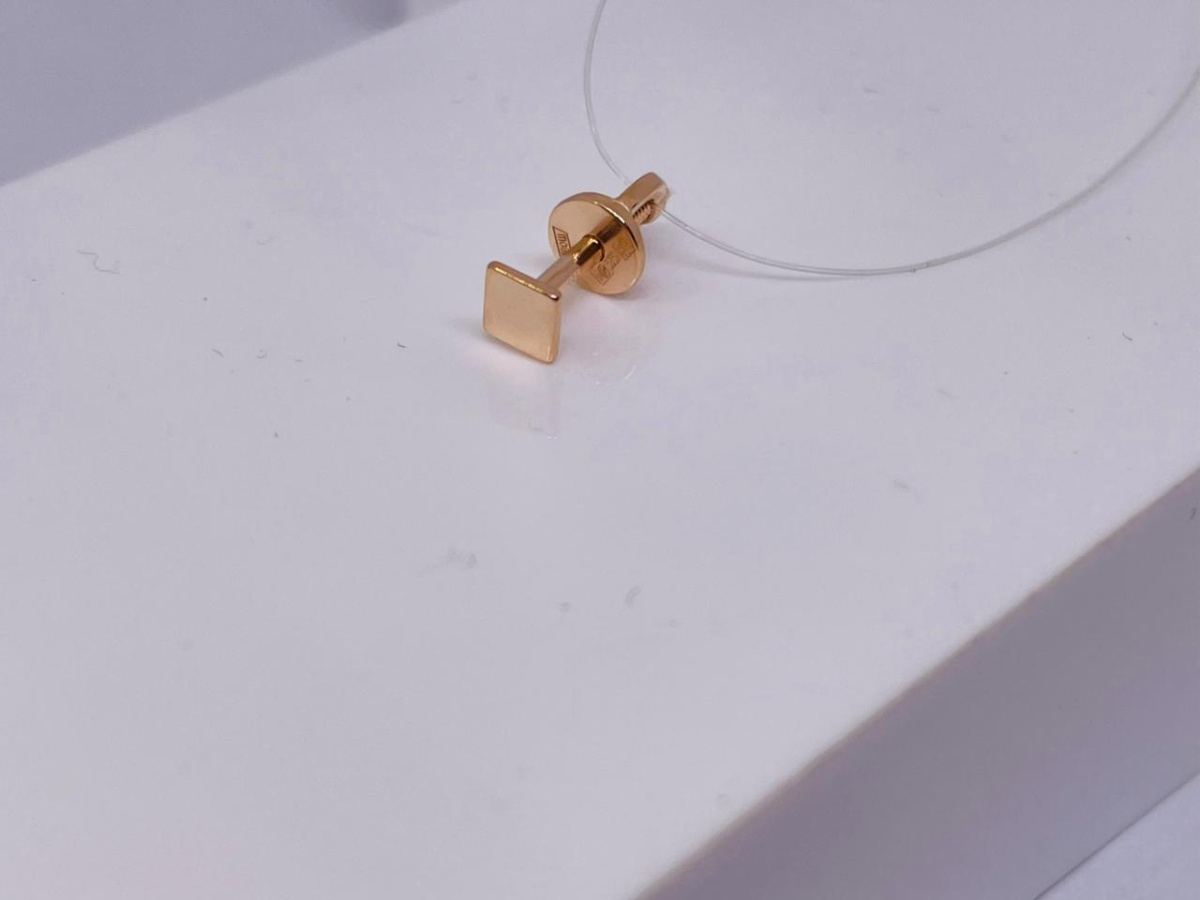 СЕРЬГИ ПУСЕТА без камня (Au 585)