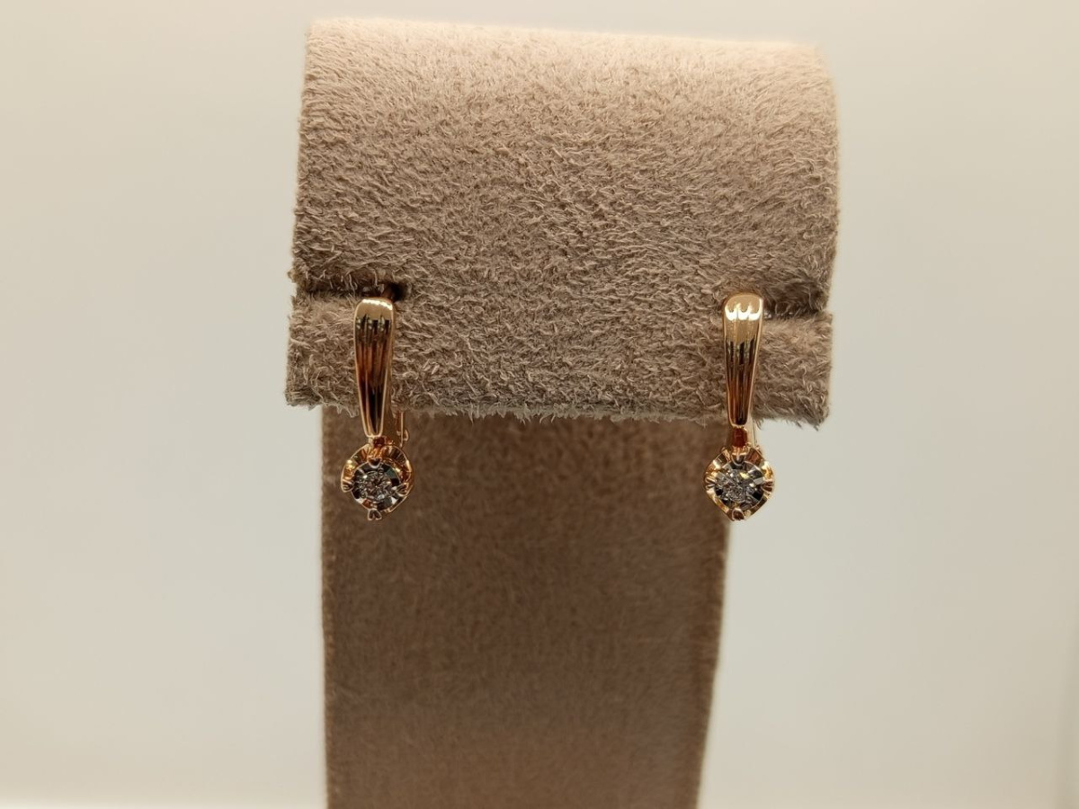 СЕРЬГИ БРИЛЛИАНТ (Au 585)