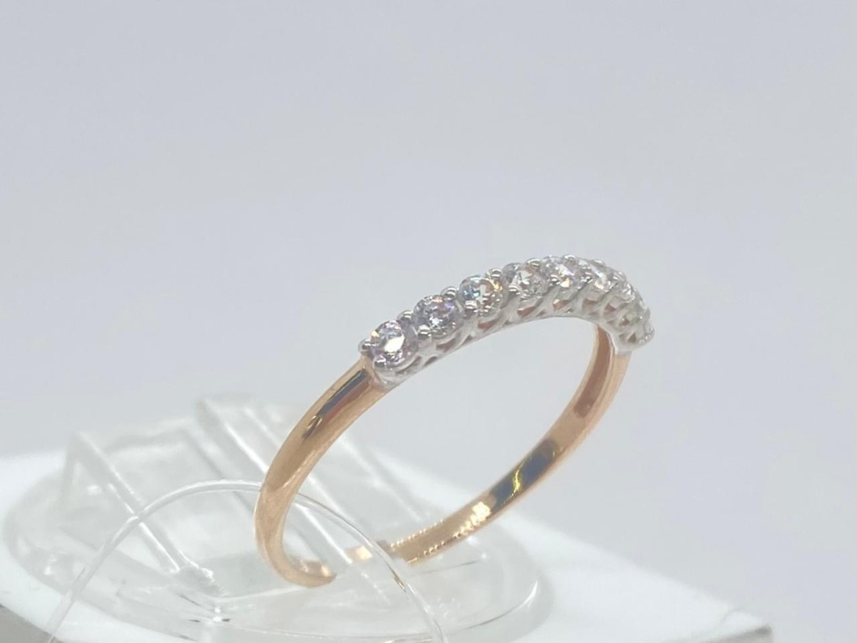 КОЛЬЦО С КАМНЯМИ (Au 585)