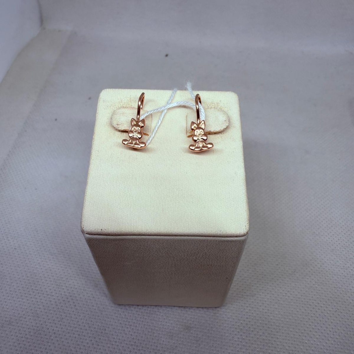 СБКМ585 СЕРЬГИ БЕЗ КАМНЯ (Au 585)