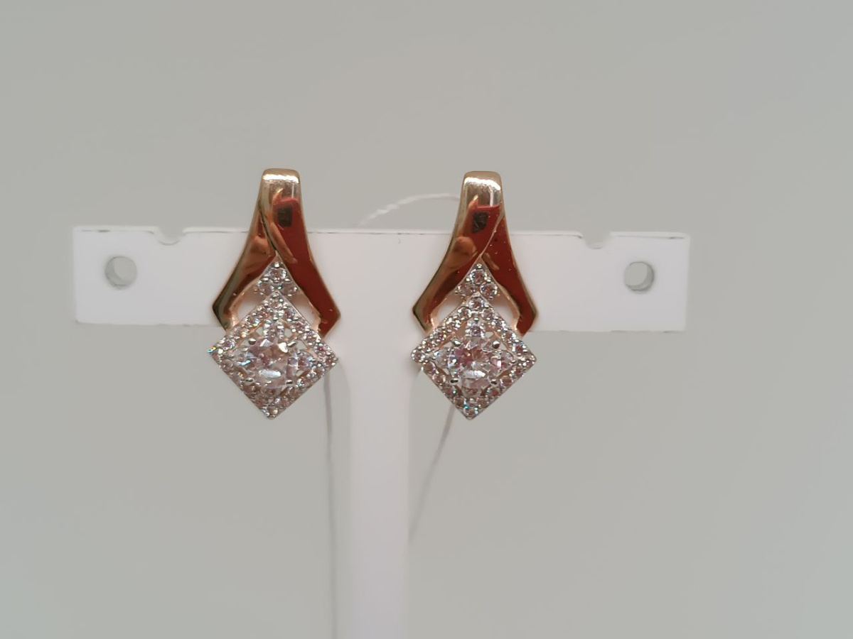 СЕРЬГИ С КАМНЯМИ (Au 585) СЕРЬГИ С КАМНЯМИ (Au 585)