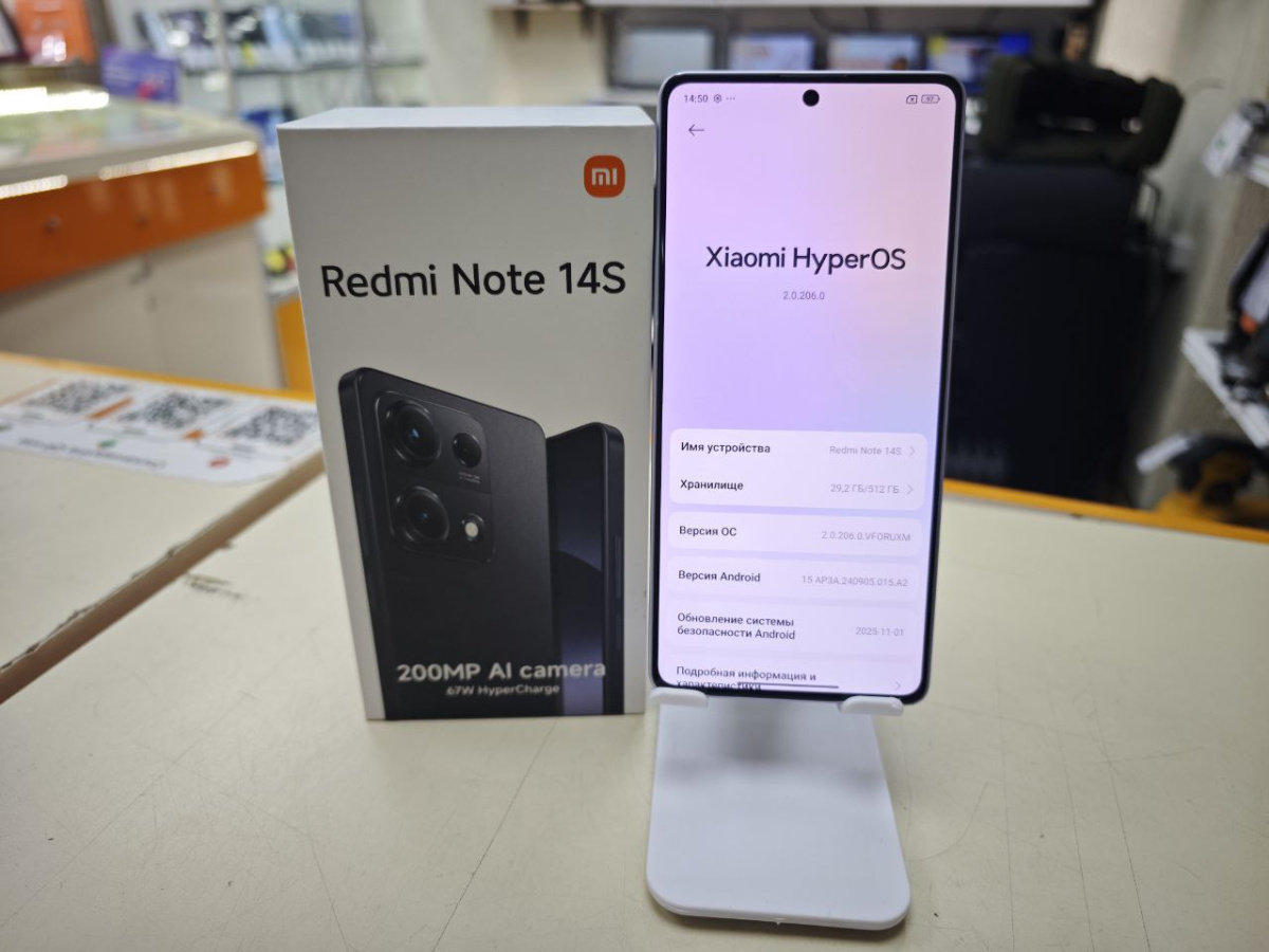Смартфон Xiaomi Redmi Note 14S 12/512