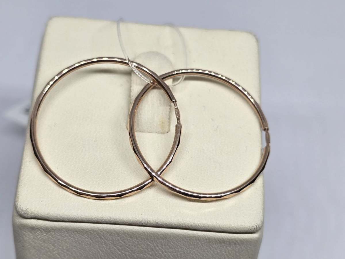 СЕРЬГИ КОНГО без камня (Au 585)