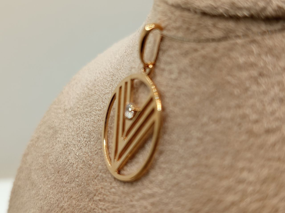 ПОДВЕСКА С КАМНЕМ (Au 585)