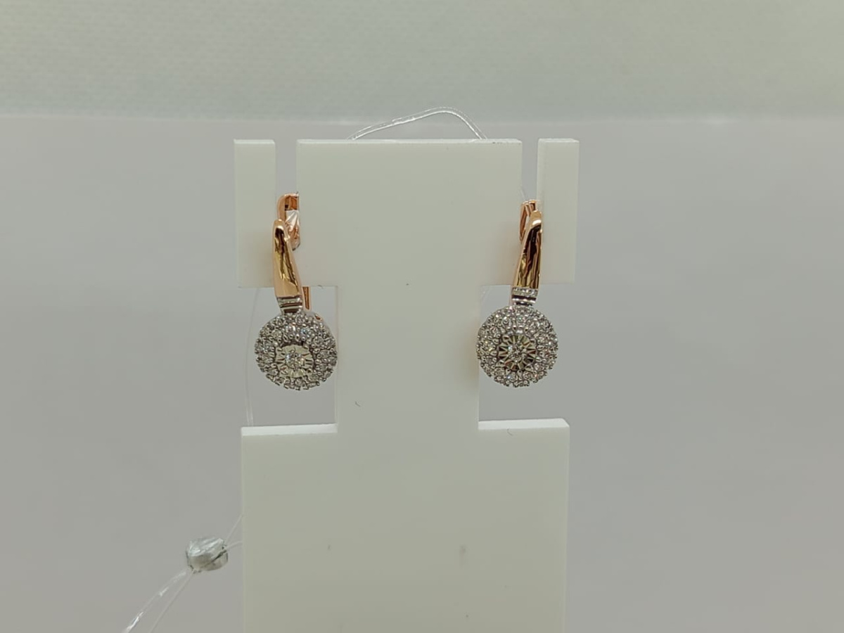 СЕРЬГИ БРИЛЛИАНТ (Au 585)