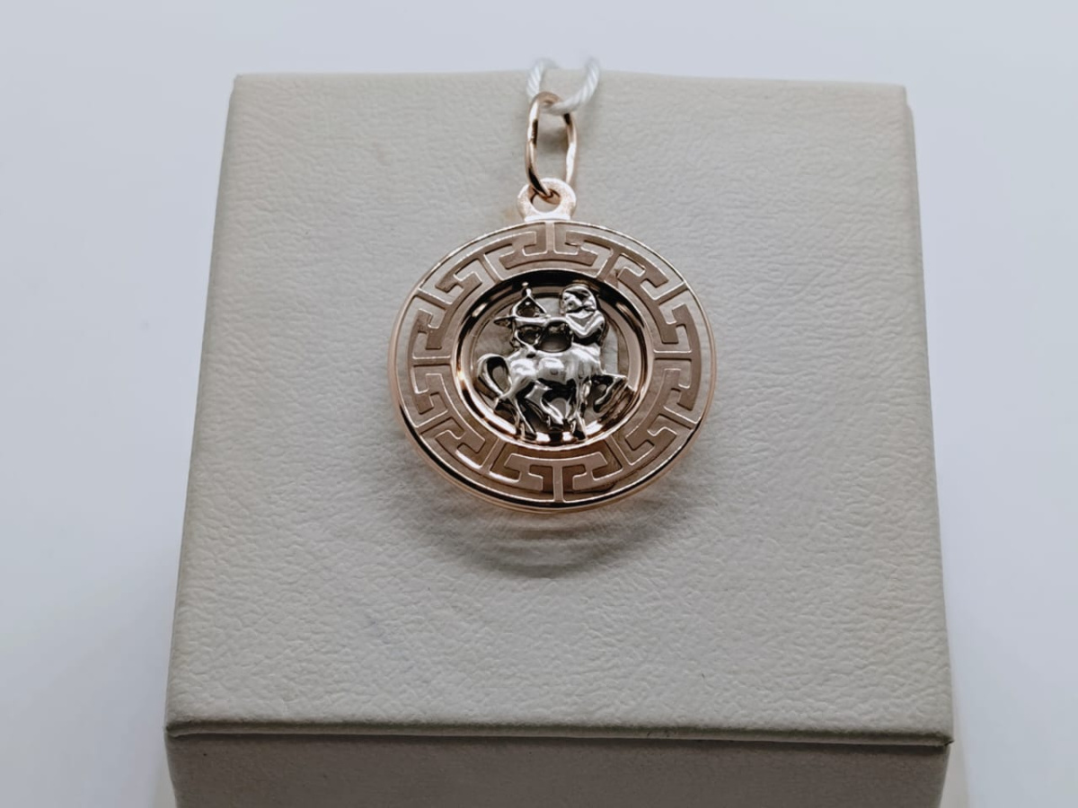 ПОДВЕСКА ЗНАК ЗОДИАКА СТРЕЛЕЦ Au 585