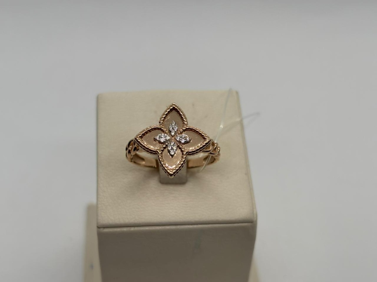 КОЛЬЦО С КАМНЯМИ (Au 585)