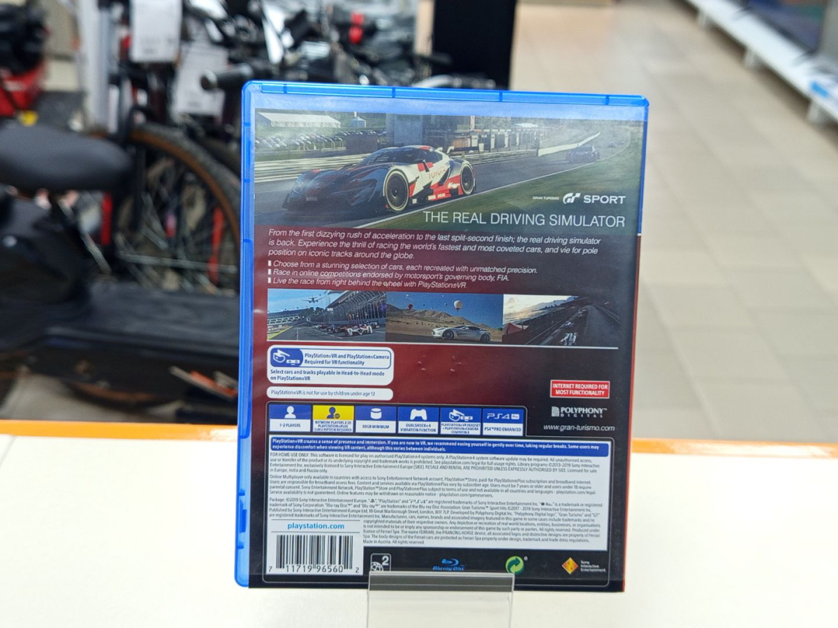 Игра Playstation 4 Gran Turismo Sport