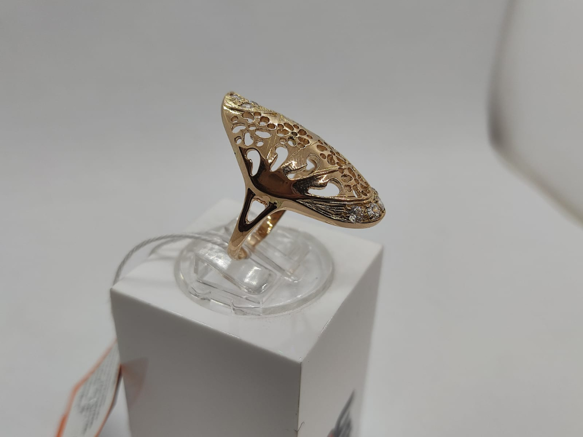 КОЛКМИ585 КОЛЬЦО С КАМНЯМИ (Au 585)
