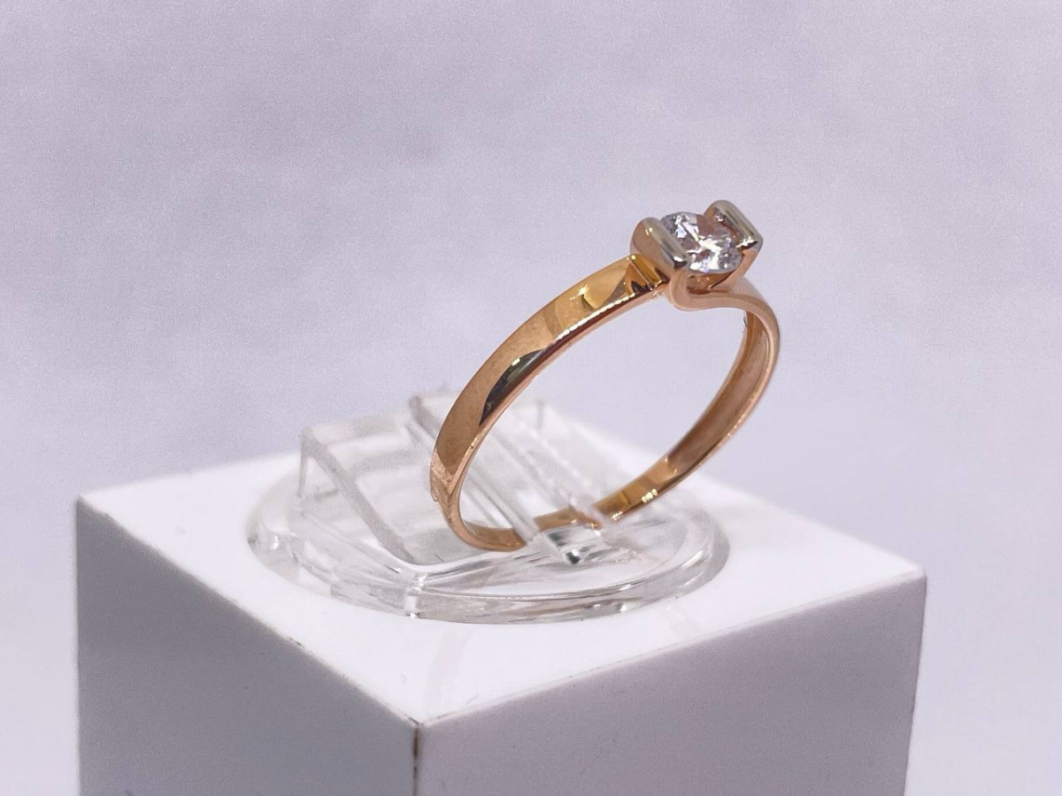 КОЛЬЦО С КАМНЕМ (Au 585)