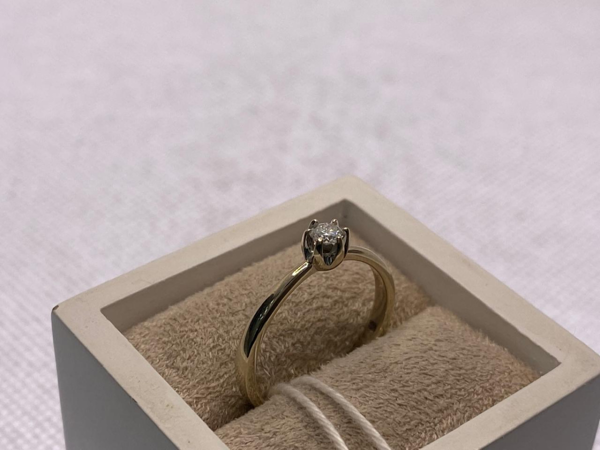 КОЛЬЦО БРИЛЛИАНТ Au 585