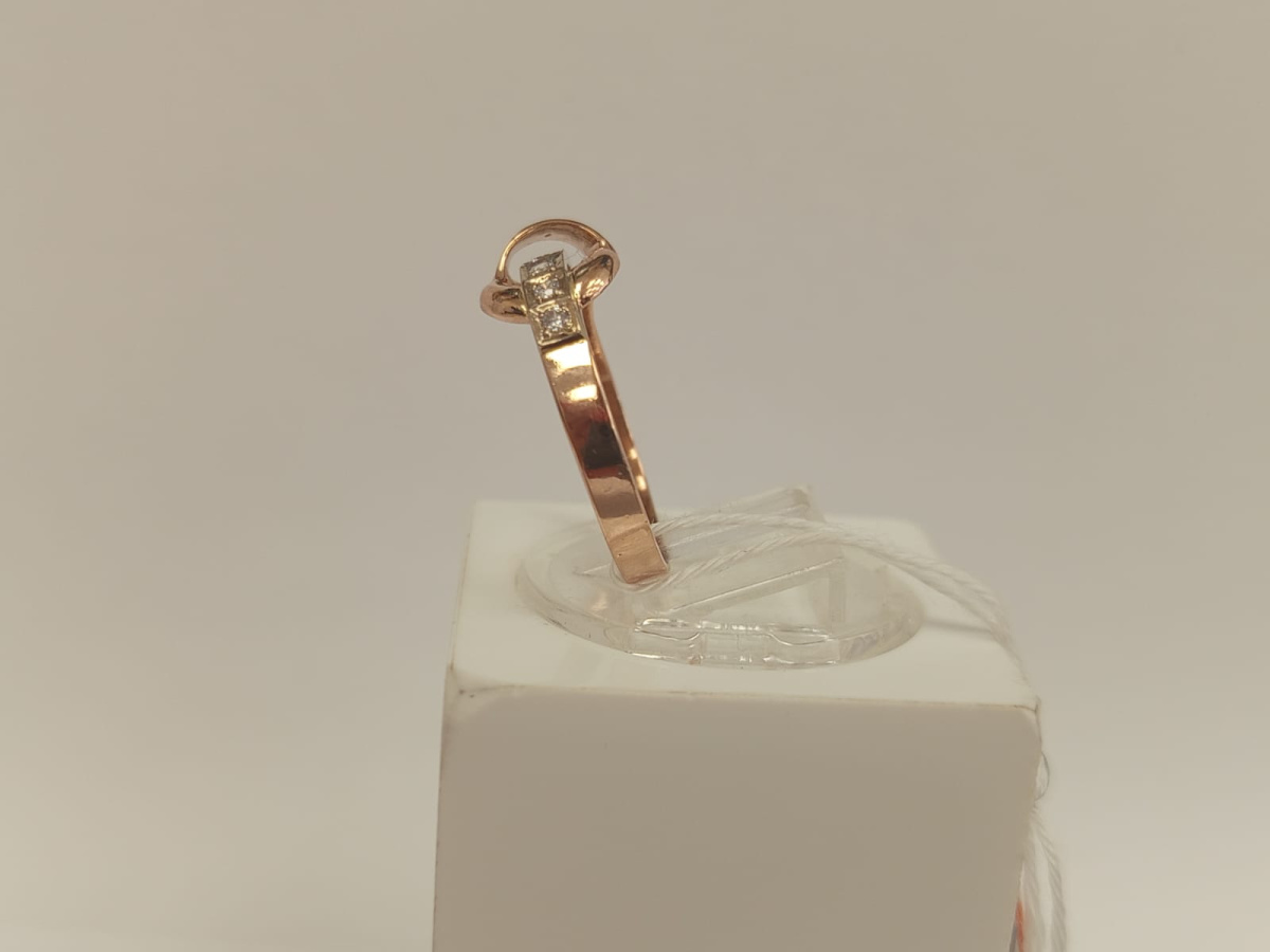 КОЛКМИ585 КОЛЬЦО С КАМНЯМИ (Au 585)