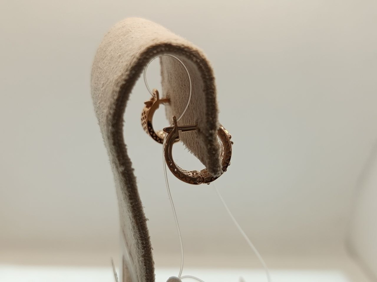 СЕРЬГИ С КАМНЯМИ (Au 585)