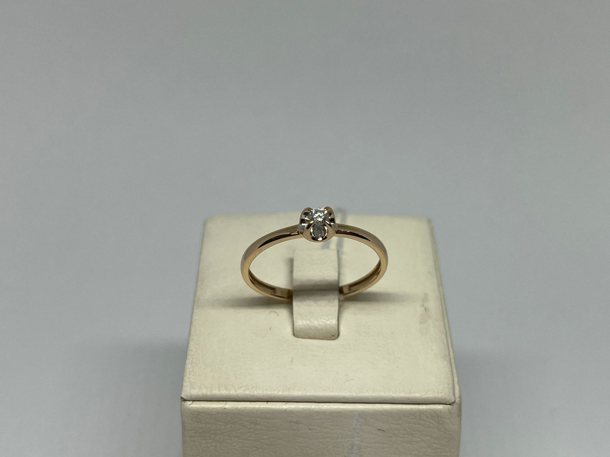 КОЛЬЦО БРИЛЛИАНТ Au 585