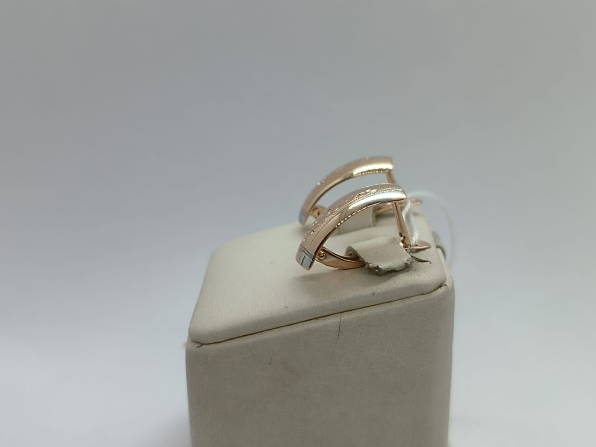 СЕРЬГИ БЕЗ КАМНЯ (Au 585)