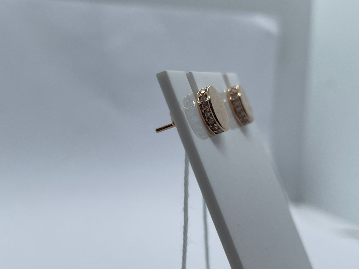 СГВЗ585 СЕРЬГИ ГВОЗДИКИ (Au 585)