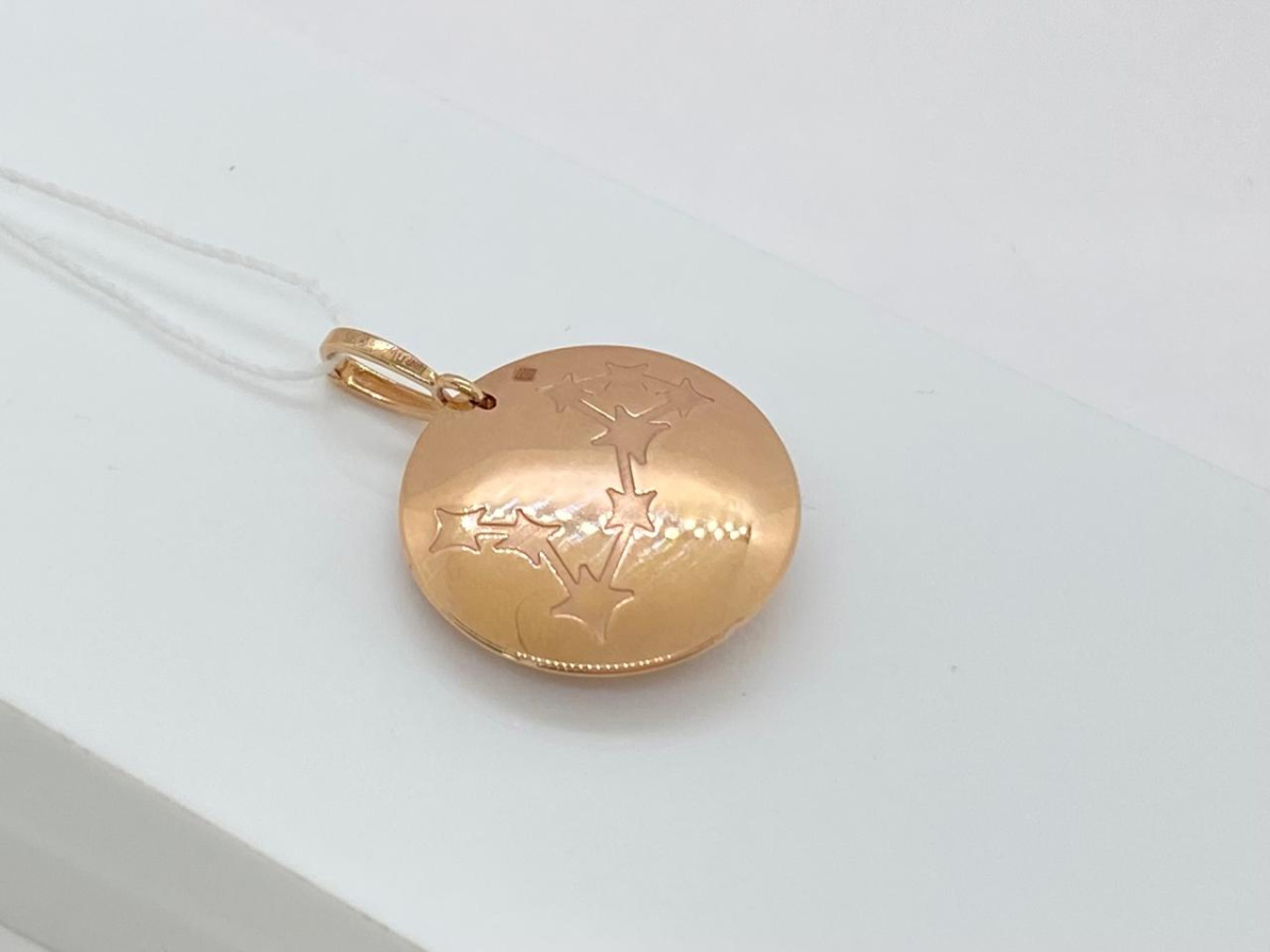 ПОДВЕСКА ЗНАК ЗОДИАКА РЫБЫ (Au 585)