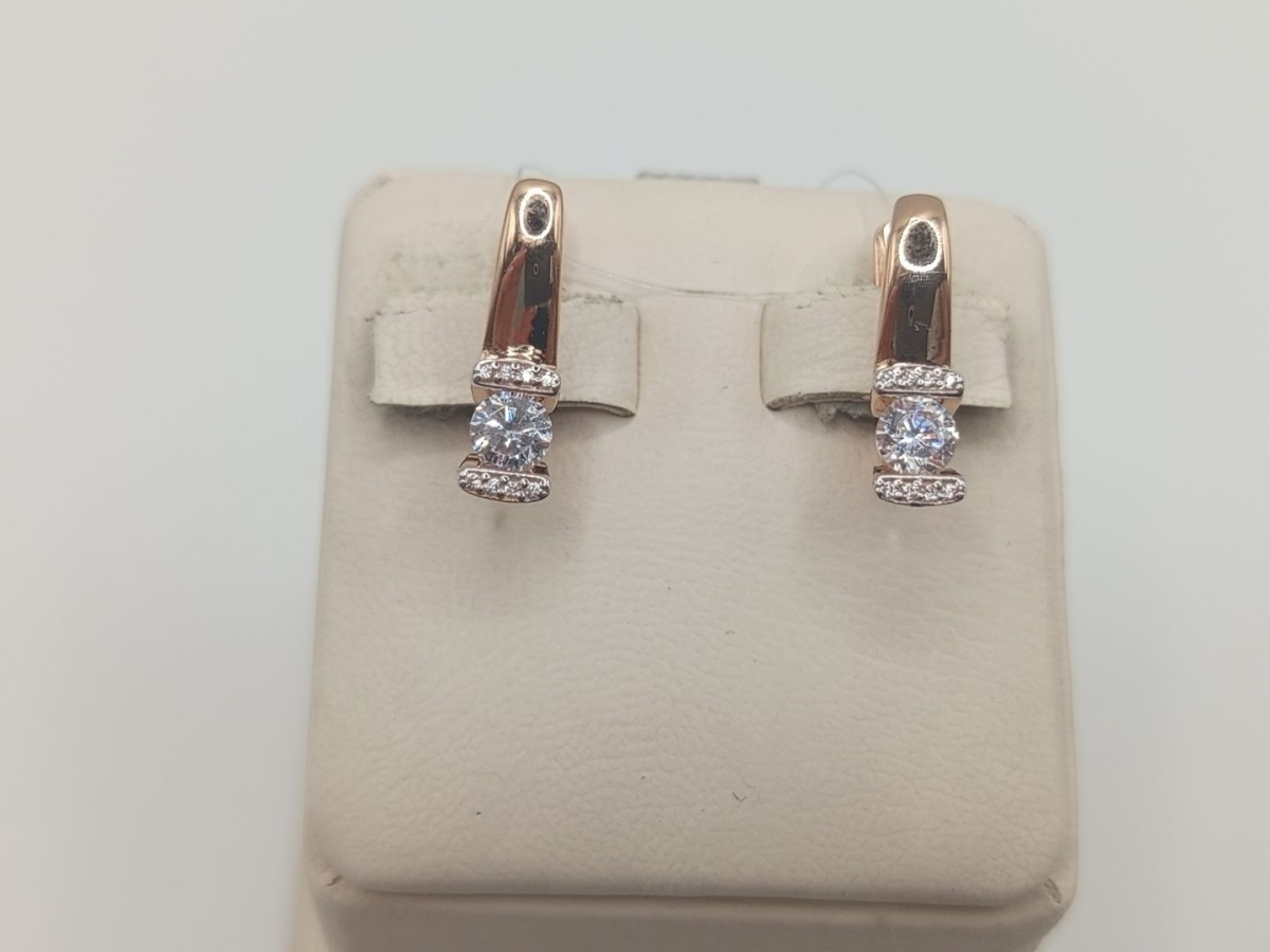 СЕРЬГИ С КАМНЯМИ (Au 585)