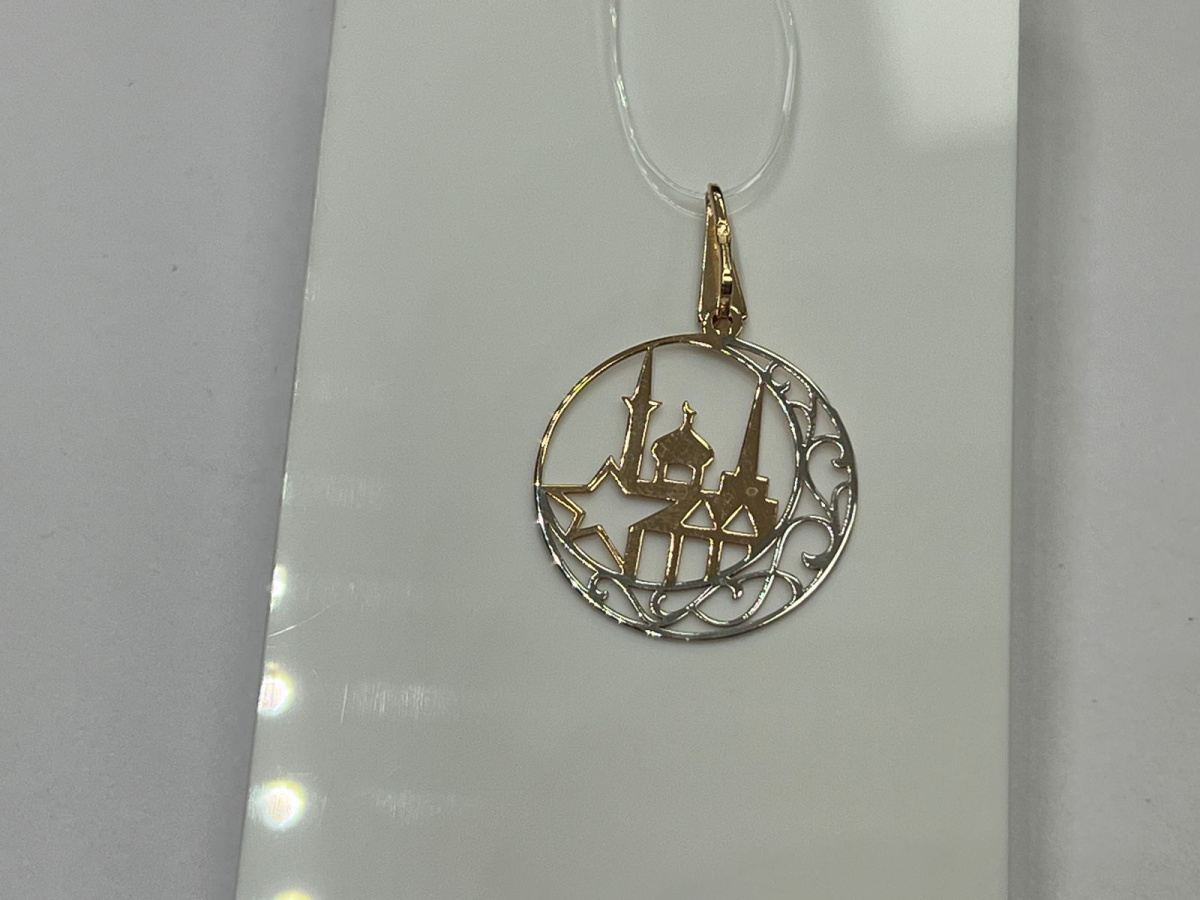 ПОДВЕСКА МЕЧЕТЬ без камня (Au 585)