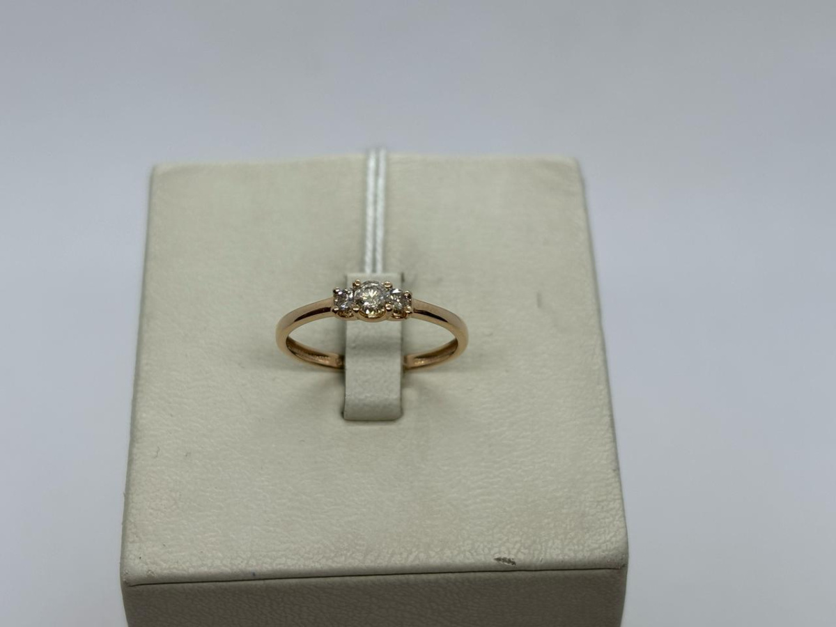 КОЛЬЦО БРИЛЛИАНТ Au 585