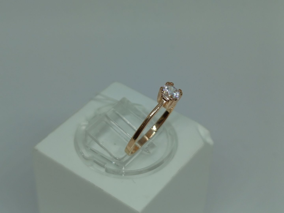 КОЛЬЦО С КАМНЕМ (Au 585) КОЛЬЦО С КАМНЕМ (Au 585)