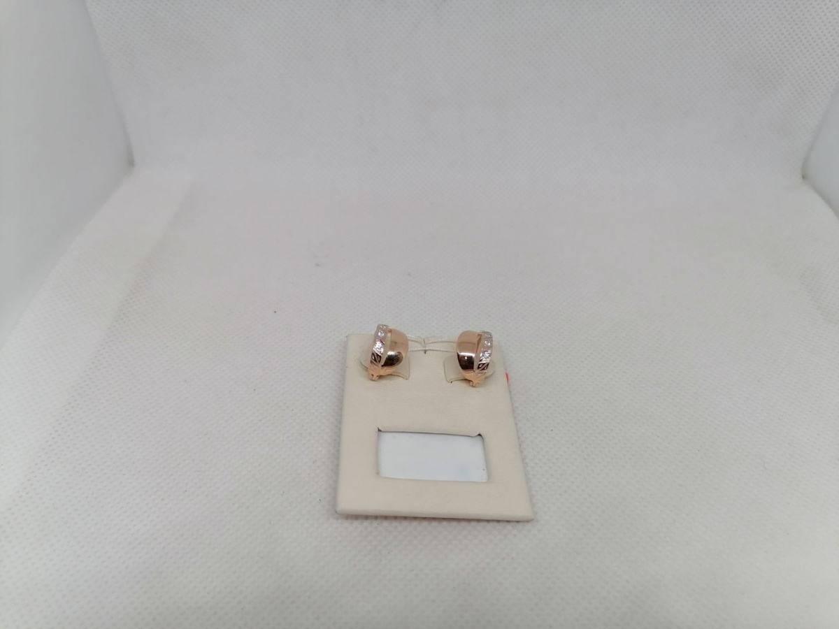 СКМИ585 СЕРЬГИ С КАМНЯМИ (Au 585)