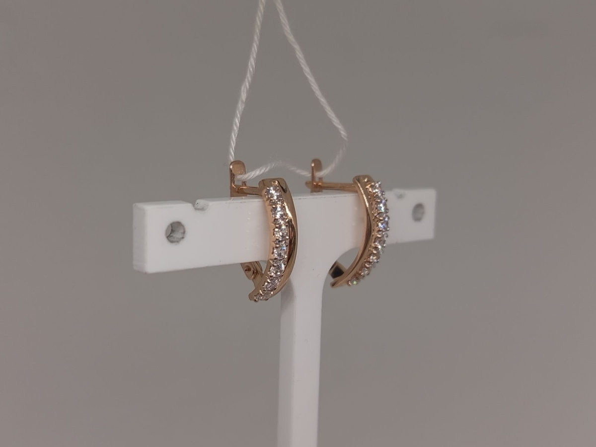 СЕРЬГИ С КАМНЯМИ (Au 585)