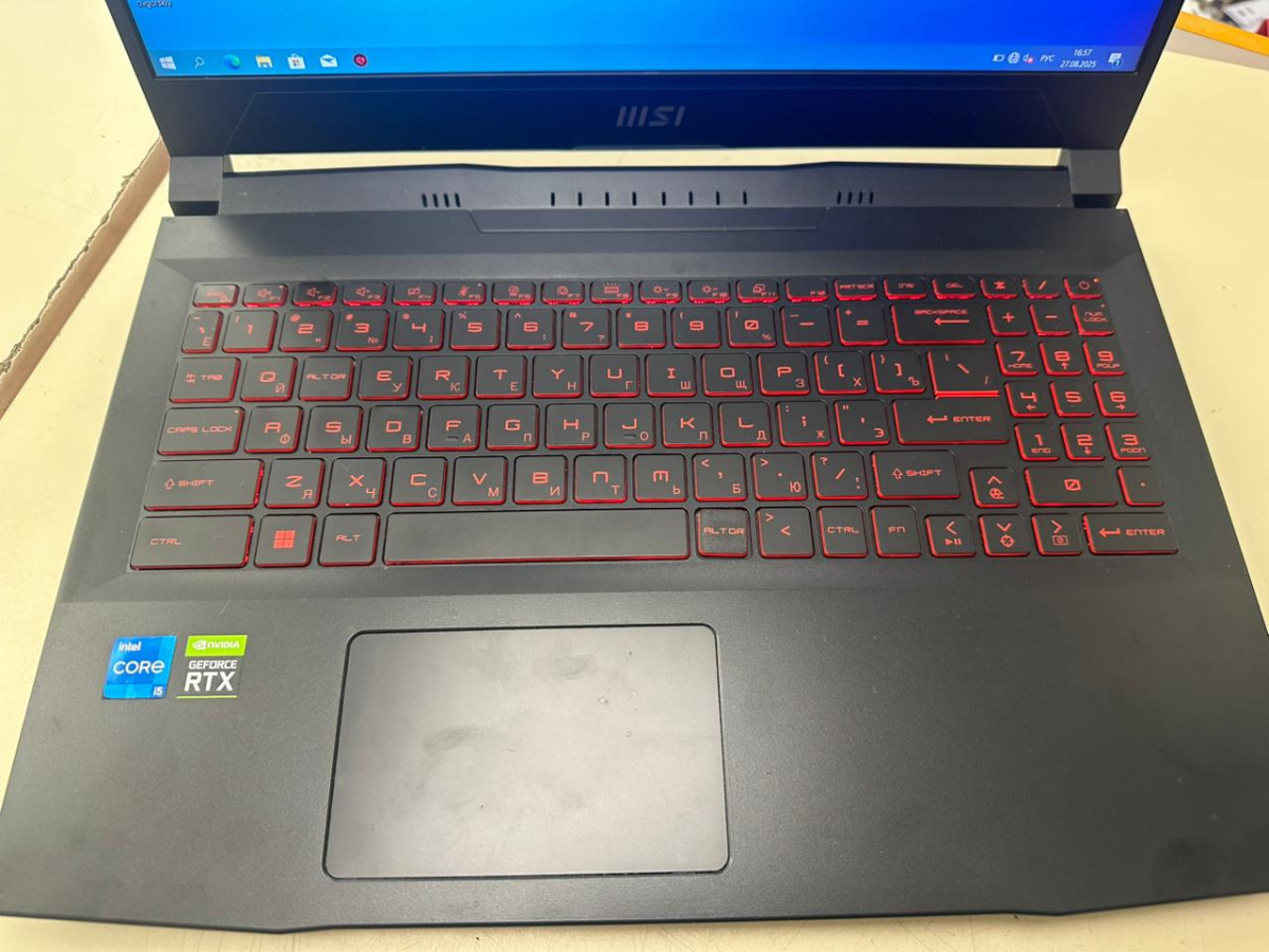 Ноутбук MSI Katana GF76 12UE-659XRU; Core I5-12450H, GeForce RTX 3060, 16 Гб, 512 GB, Нет
