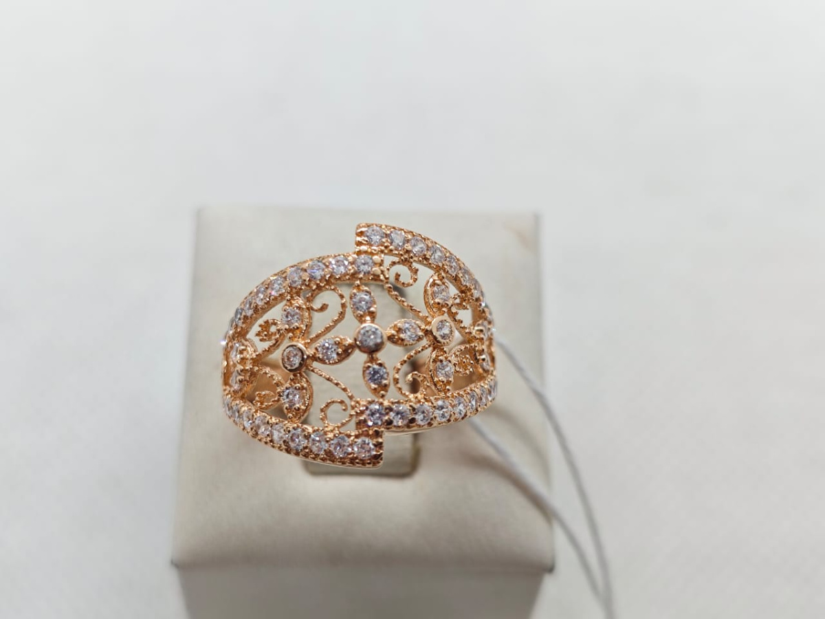 КОЛКМИ585 КОЛЬЦО С КАМНЯМИ (Au 585) КОЛКМИ585 КОЛЬЦО С КАМНЯМИ (Au 585)