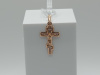 ПОДВЕСКА КРЕСТ БЕЗ КАМНЯ (Au 585)