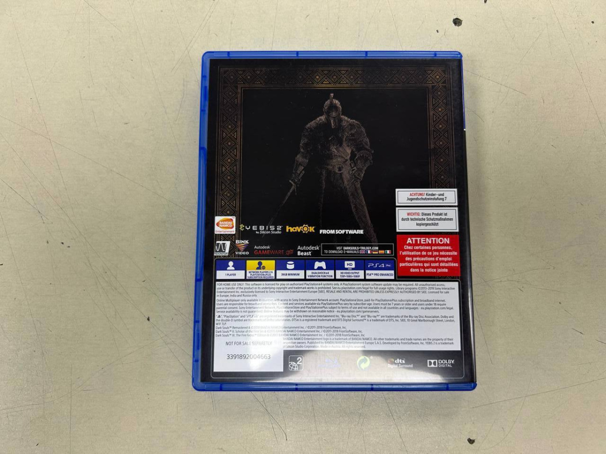 Игра  Playstation 4 Dark Souls 2