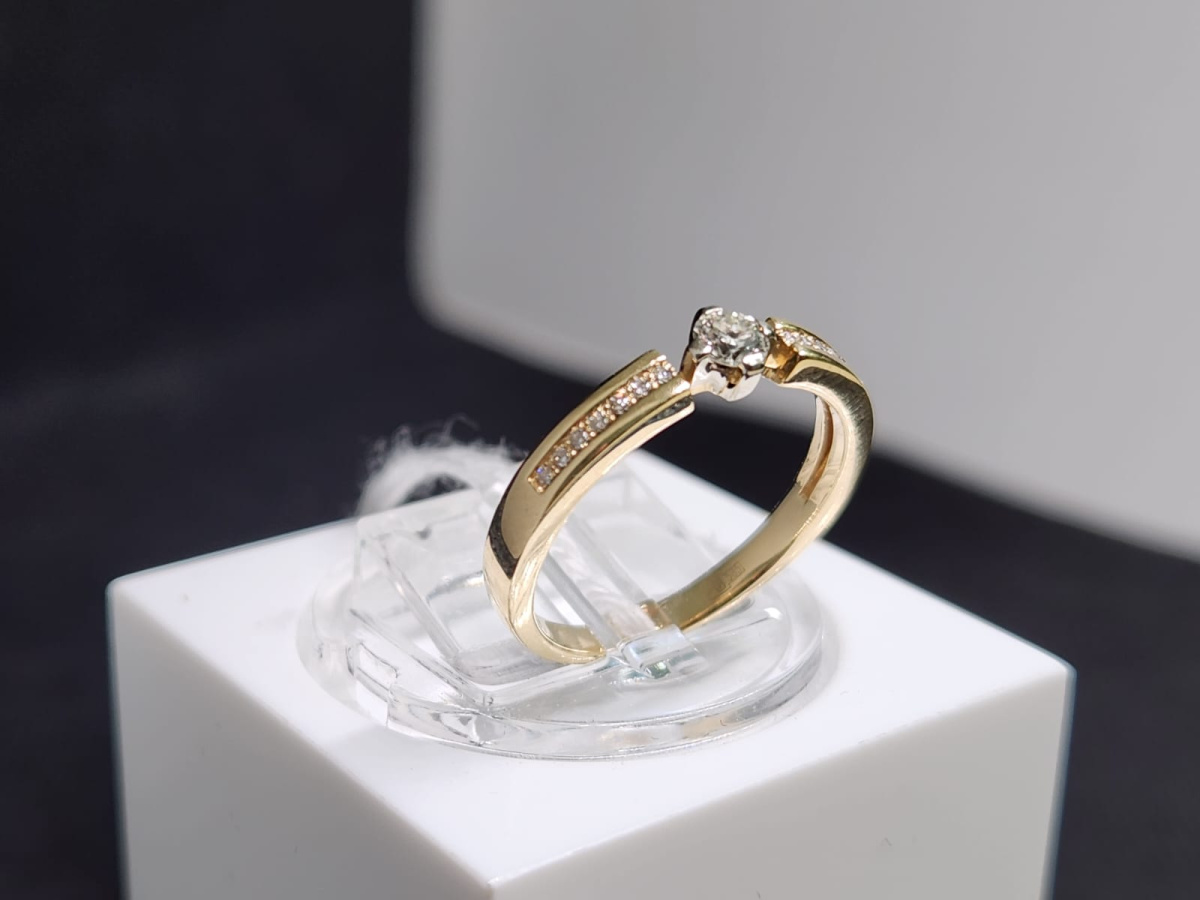 КОЛЬЦО БРИЛЛИАНТ Au 585