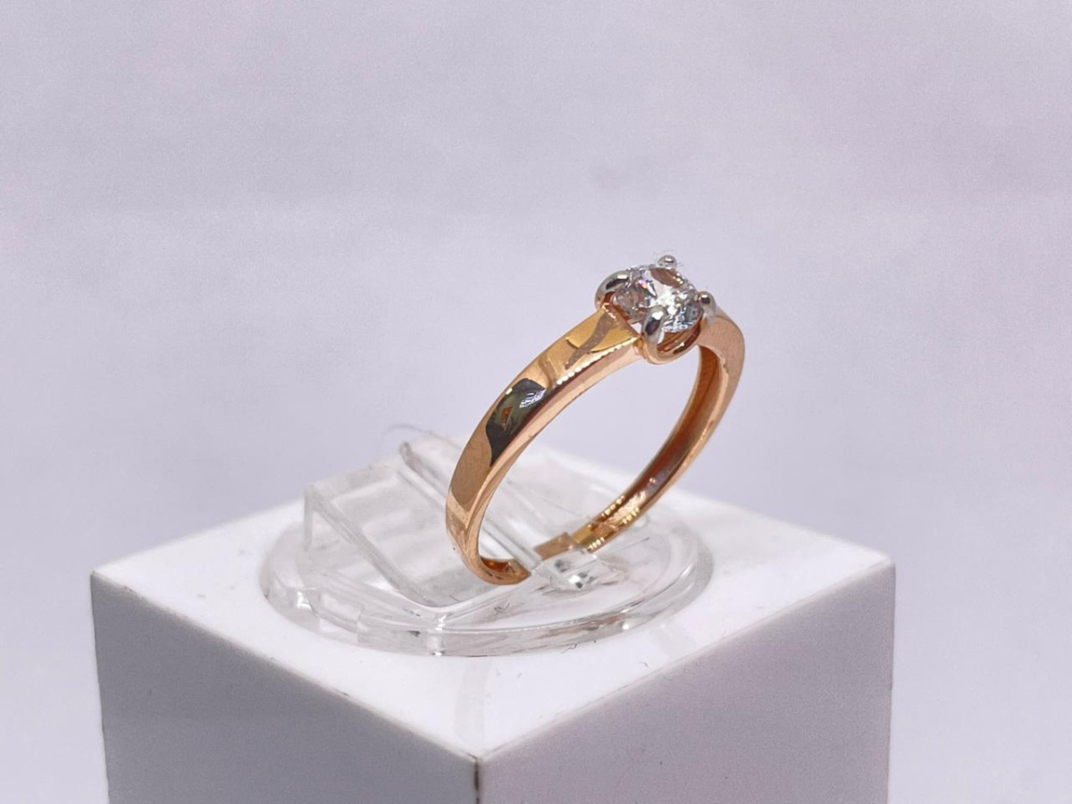 КОЛЬЦО С КАМНЕМ (Au 585)