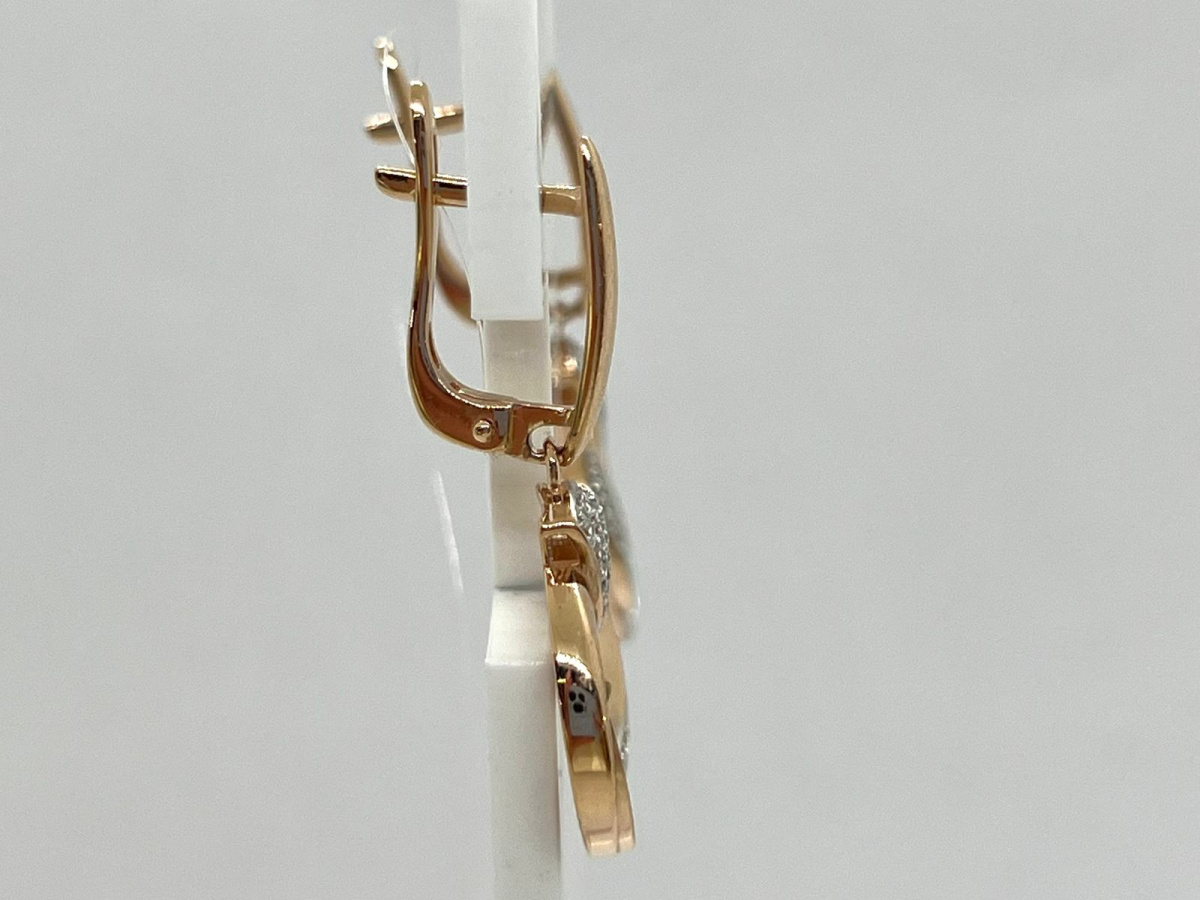 СЕРЬГИ С КАМНЯМИ (Au 585)