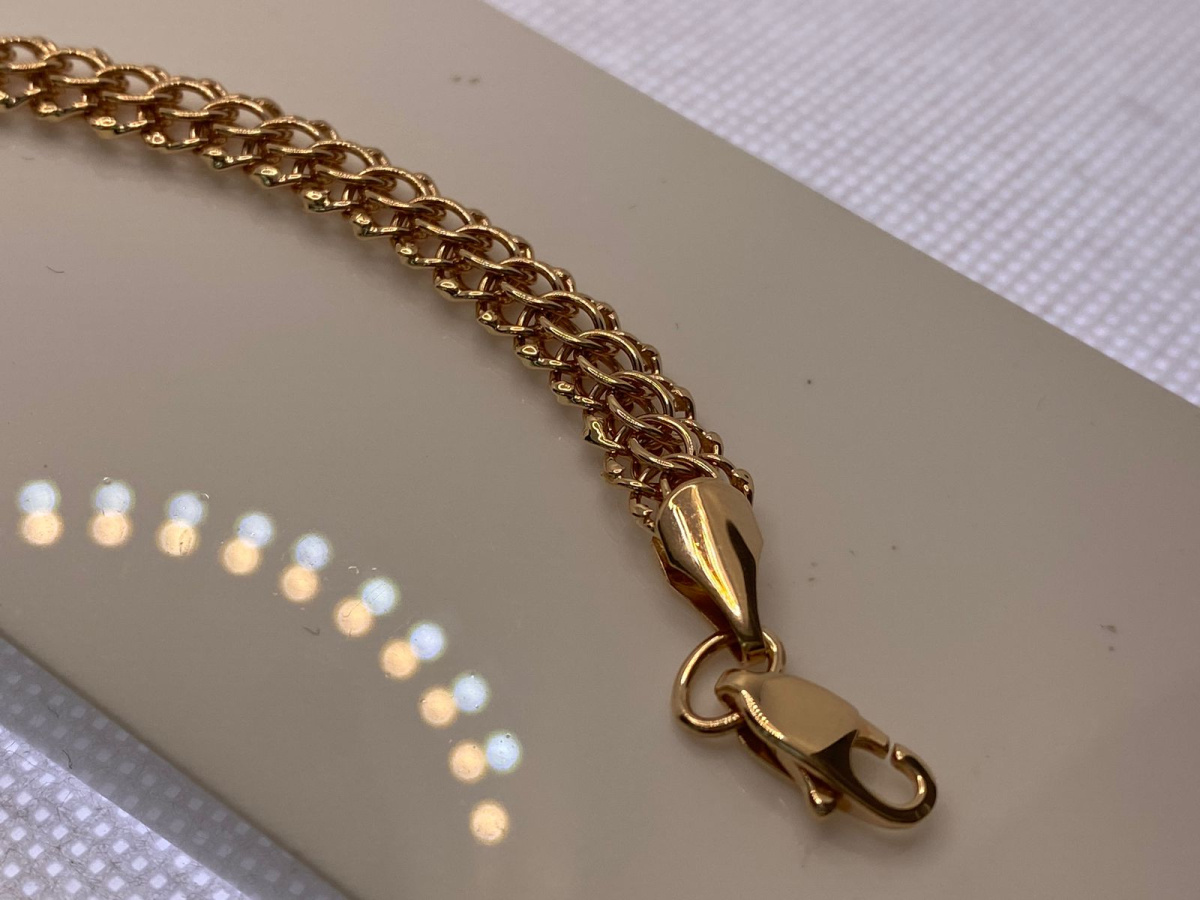 БРАСЛЕТ ПУСТОТЕЛЫЙ Итальянка (Au 585)