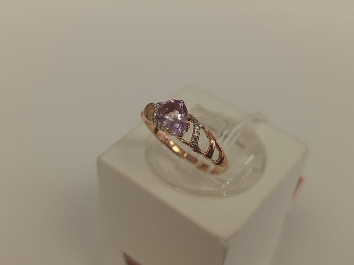 КОЛКМИ585 КОЛЬЦО С КАМНЯМИ (Au 585)
