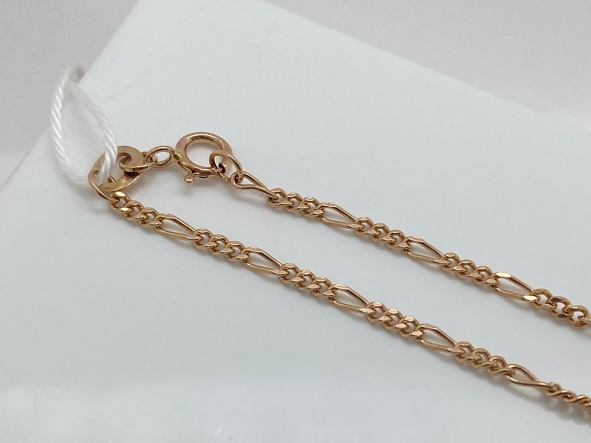 ЦЛФК585 ЦЕПЬ ПОЛНОВЕСНАЯ Фигаро(картье) (Au 585)