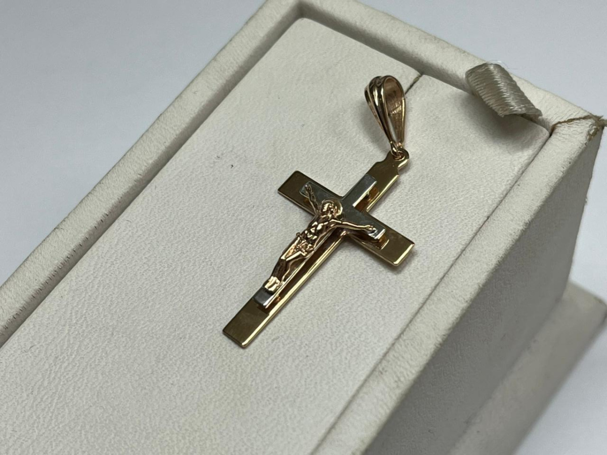 810-00322-10-00-00-00 ПОДВЕСКА КРЕСТ (Au 585)