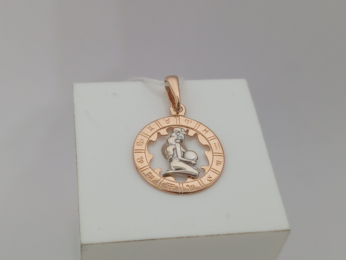 ПОДВЕСКА ЗНАК ЗОДИАКА ДЕВА Au 585