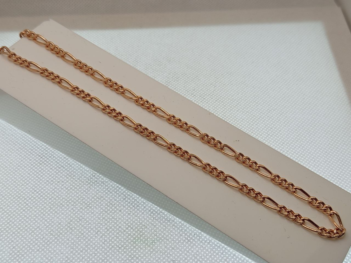 НЦ 12-014ПГ ЦЕПЬ ПУСТОТЕЛАЯ Фигаро(картье) (Au 585)