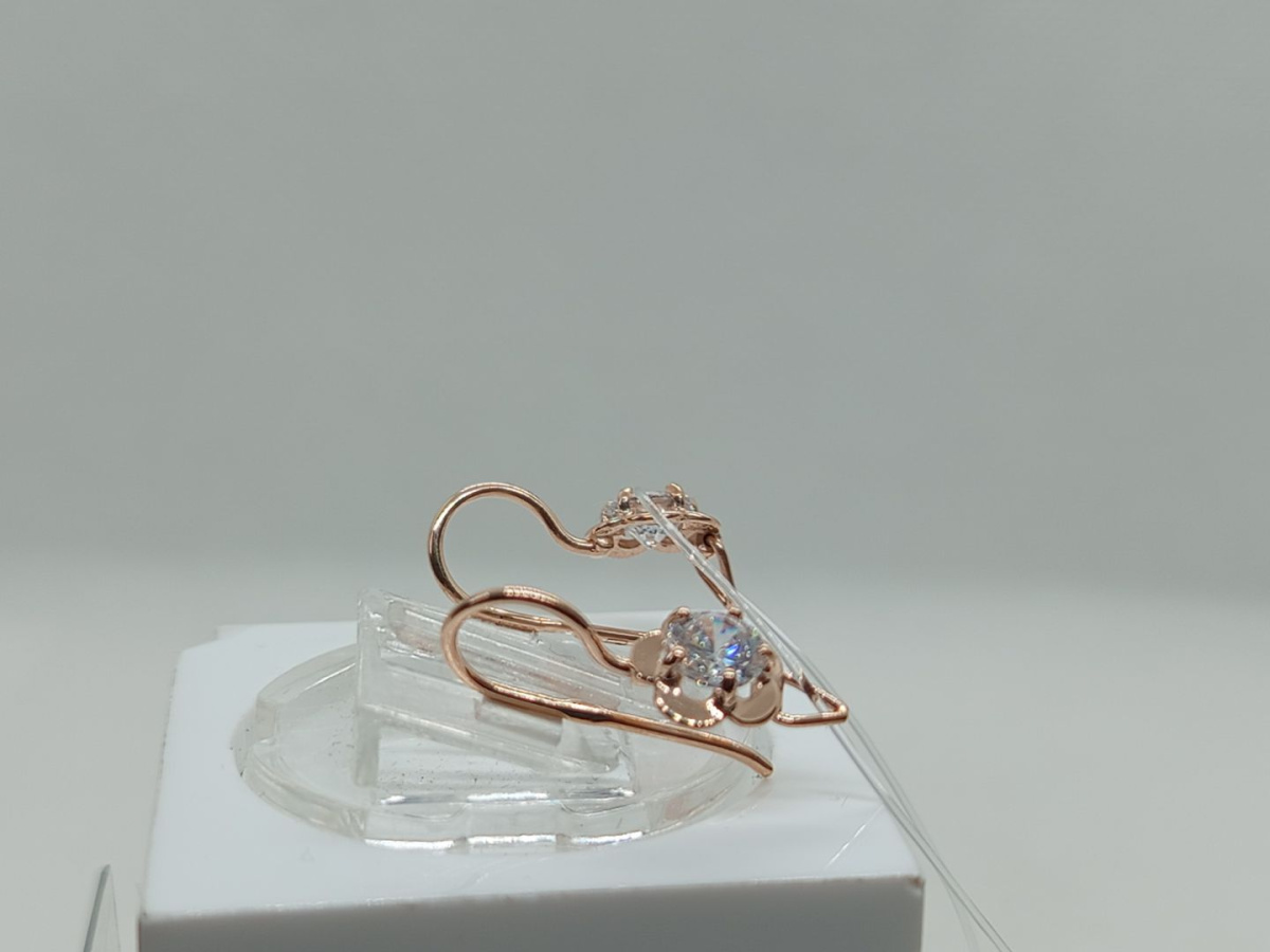 СЕРЬГИ С КАМНЯМИ (Au 585)