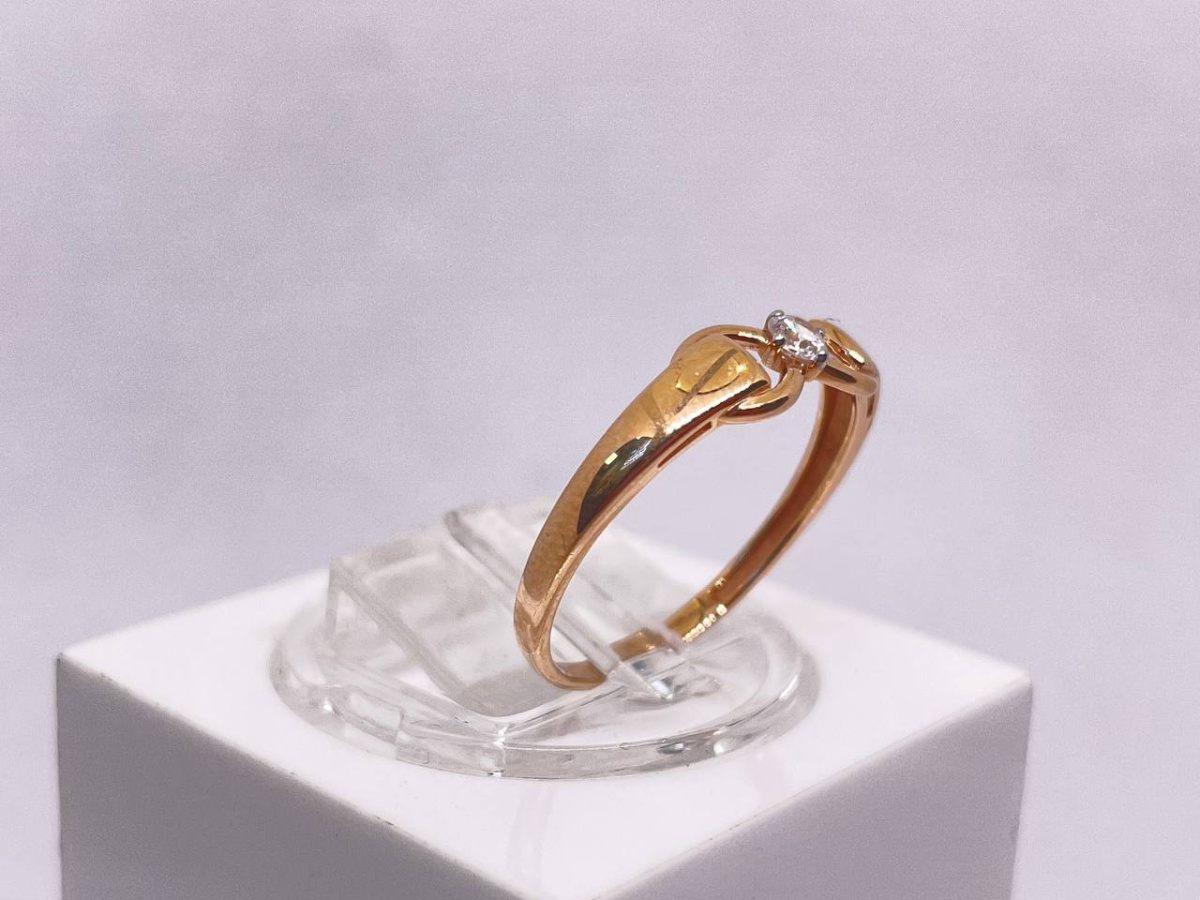 КОЛЬЦО С КАМНЕМ (Au 585)