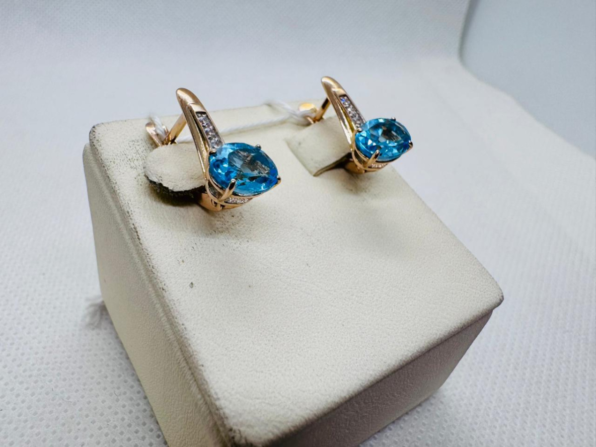 СКМИ585 СЕРЬГИ С КАМНЯМИ (Au 585) СКМИ585 СЕРЬГИ С КАМНЯМИ (Au 585)