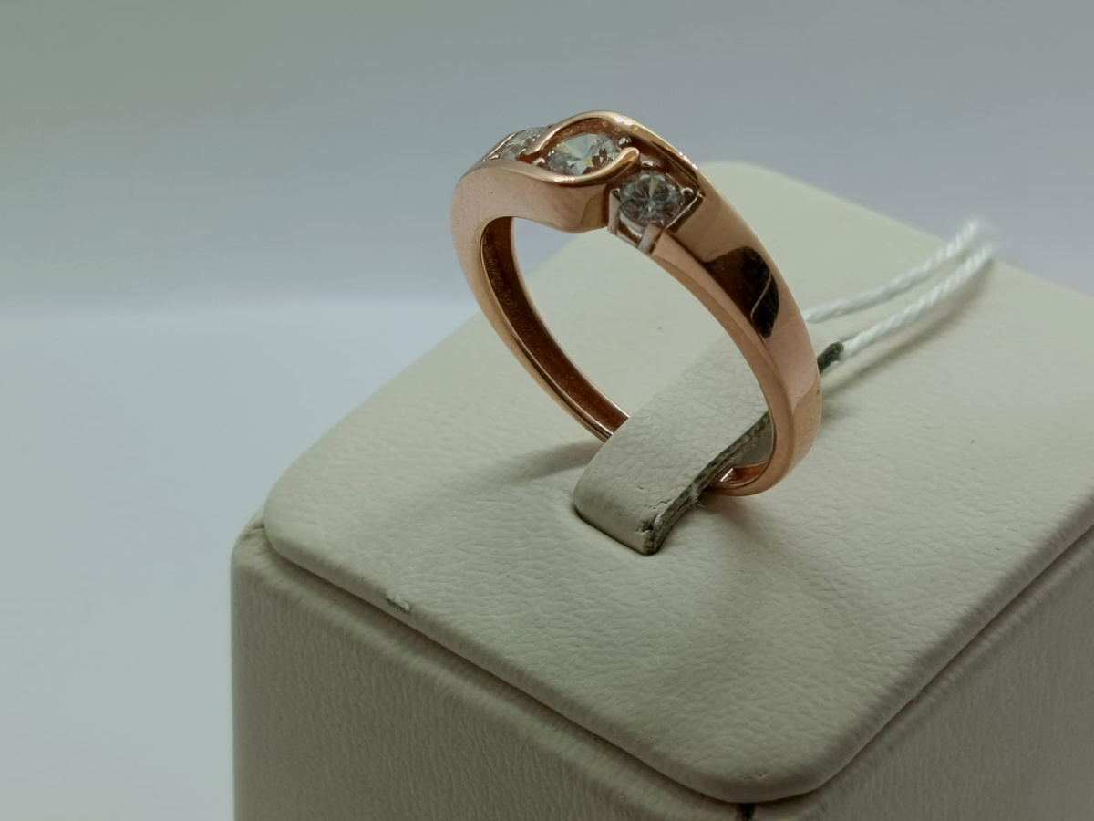 КОЛКМИ585 КОЛЬЦО С КАМНЯМИ (Au 585)