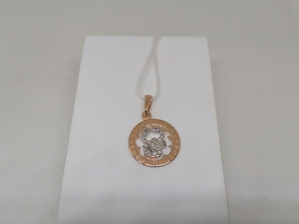 ПОДВЕСКА ЗНАК ЗОДИАКА СКОРПИОН Au 585 ПОДВЕСКА ЗНАК ЗОДИАКА СКОРПИОН Au 585