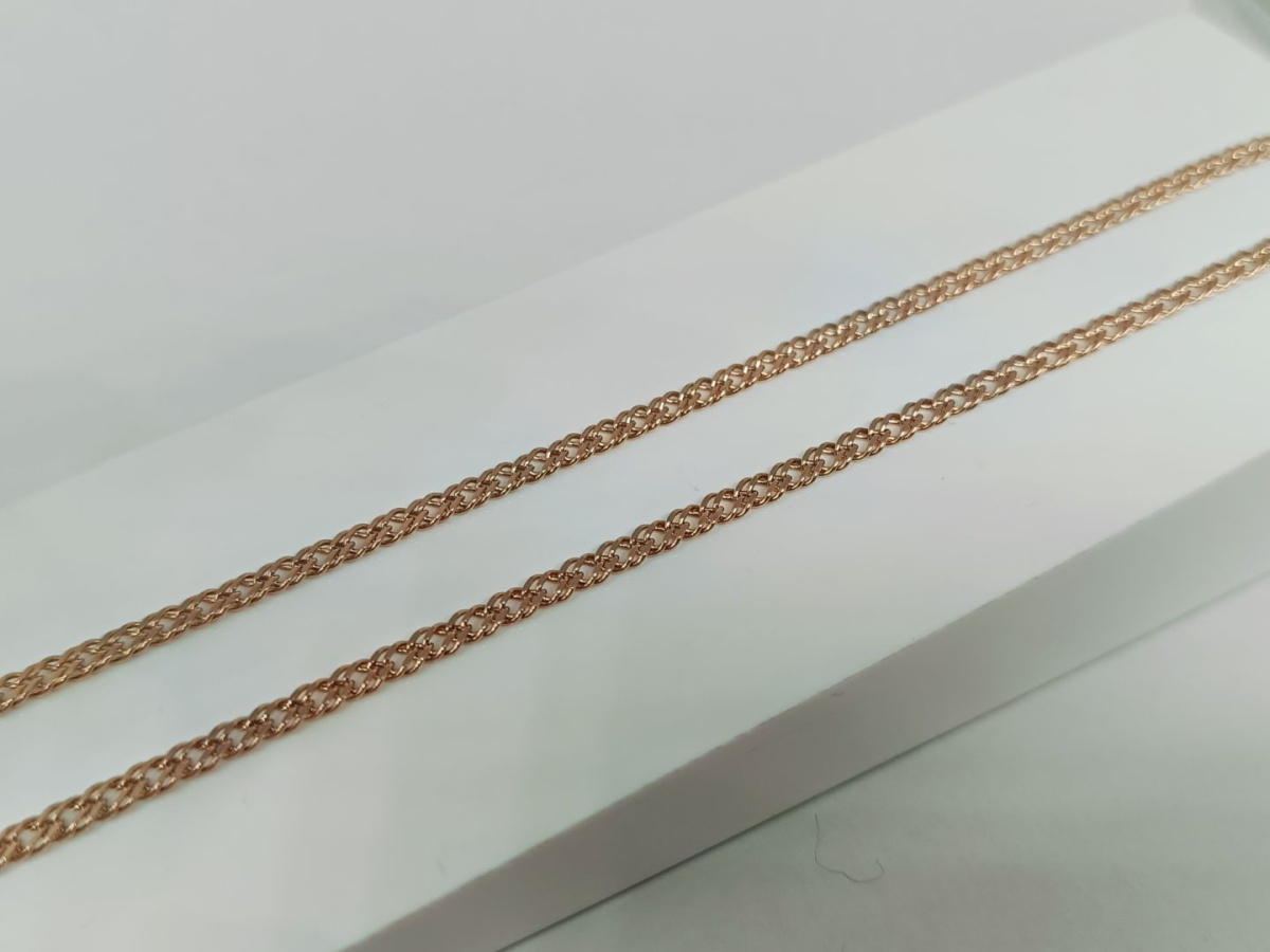 ЦЕПЬ ПОЛНОВЕСНАЯ Ромб двойной (Au 585)