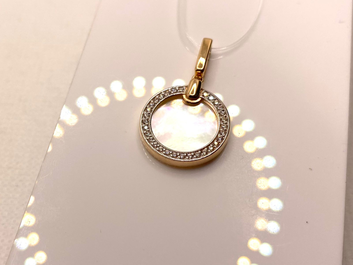 ПОДВЕСКА С КАМНЯМИ (Au 585)